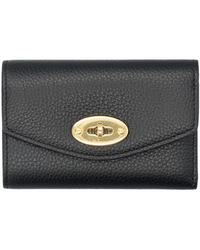 Mulberry Darley Folded Multi-Card Wallet - Black