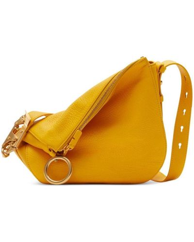 Burberry Tasche Zip-up Leather Shoulder Bag - Yellow