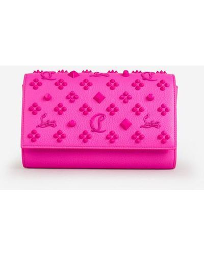 Christian Louboutin Dove Leather Bag - Pink