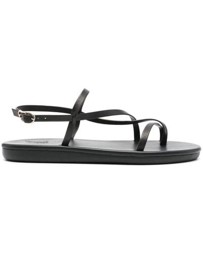 Ancient Greek Sandals Alethea Flip Flop Sandal Shoes - Black