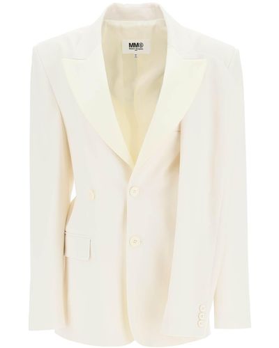 MM6 by Maison Martin Margiela Tailored Jacket With Extra Sleeves - Multicolour