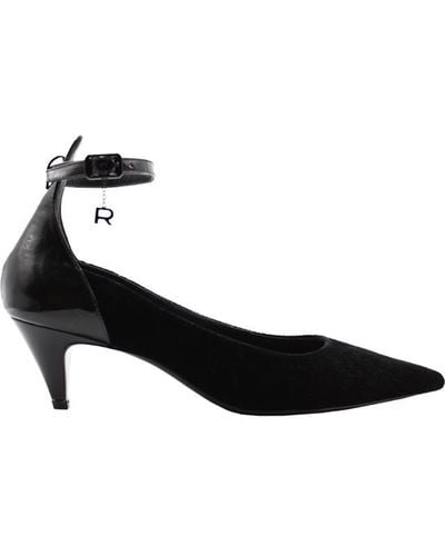 Rochas Velvet Shoe Shoes - Black