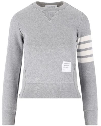 Thom Browne Cotton Sweatshirt - Gray