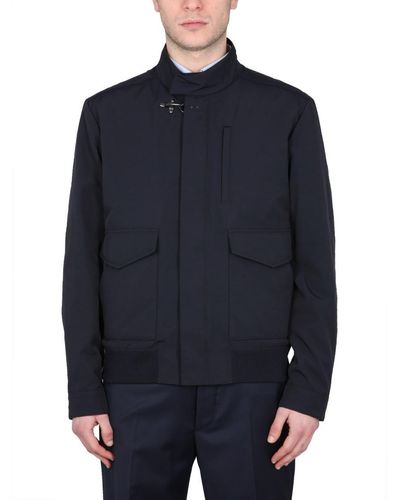 Fay Jacket With Hook - Blue