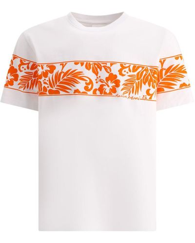 Maison Kitsuné "Tropical Band" T-Shirt - Orange