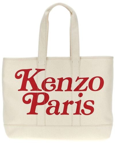 KENZO ' Utility' Large Shopping Bag - Red