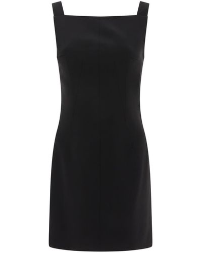 Givenchy Crêpe And Satin Dress - Black
