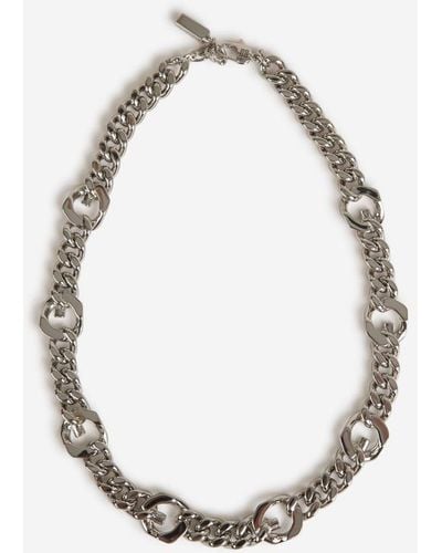 Givenchy Chain G Necklace - Metallic