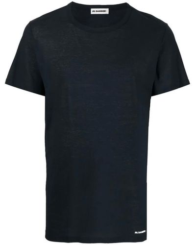 Jil Sander Crew-neck Fitted T-shirt - Black