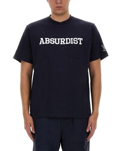 Engineered Garments T-Shirt With Print - Blue