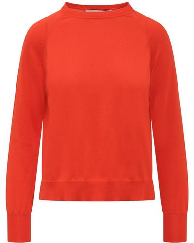 Jucca Long Sleeve Sweater - Red