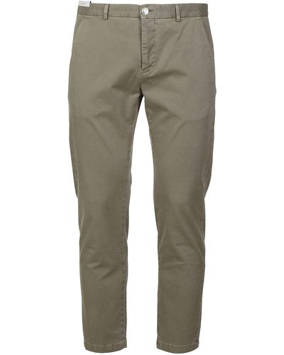 Pt05 Trousers Green - Grey