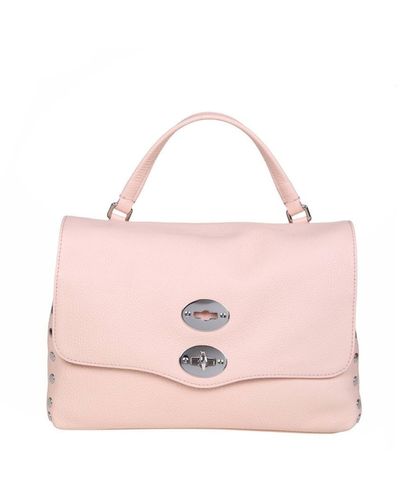 Zanellato Soft Leather Bag That Can Be Carried By Hand Or Over The Shoulder - Pink