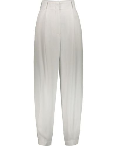 Rochas PAGGED Trousers Clothing - White