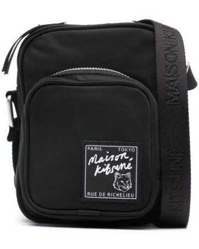 Maison Kitsuné Bum Bags - Black