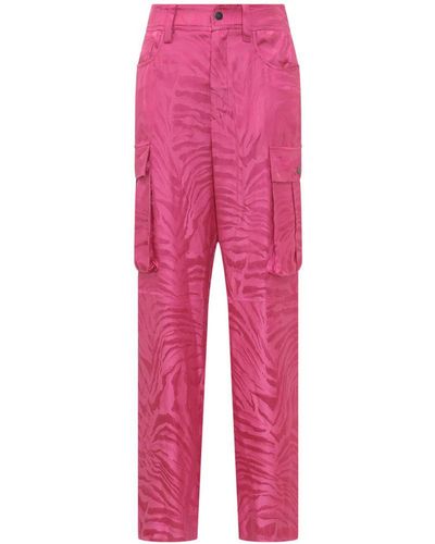 GIUSEPPE DI MORABITO Crop Trousers - Pink