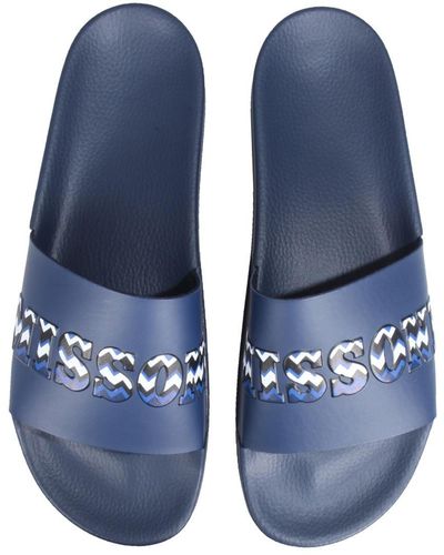 Missoni Rubber Slide Sandals - Blue