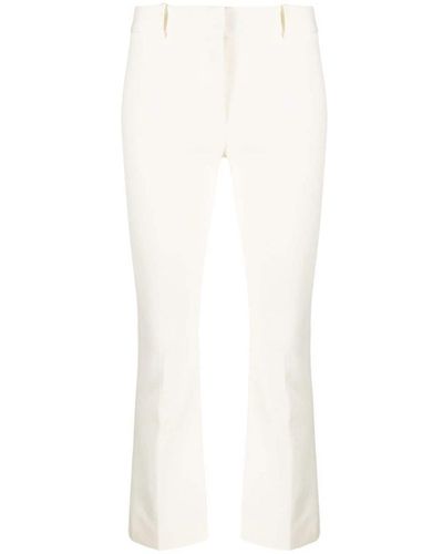 FRAME Skinny-cut Cropped Pants - White