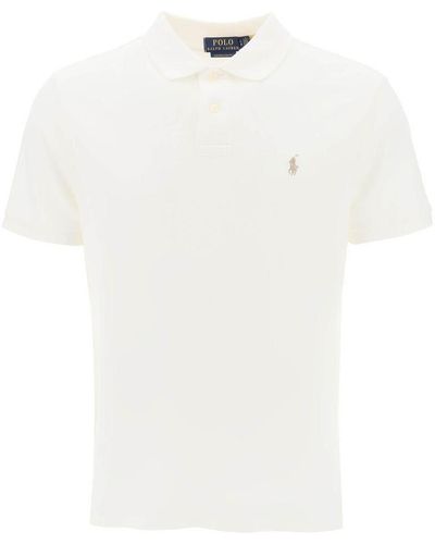 Polo Ralph Lauren Slim Fit Polo T Shirt - White