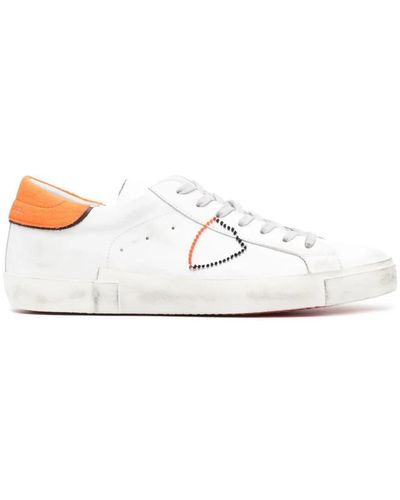 Philippe Model Prsx Low Sneakers Shoes - White