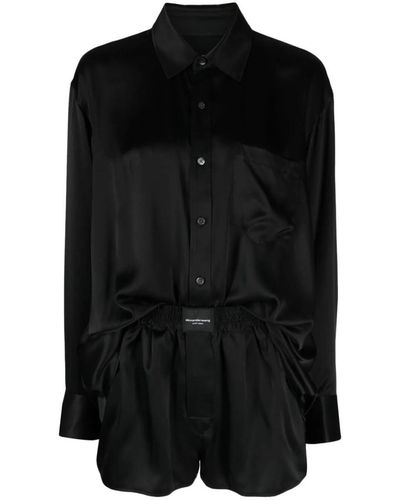 Alexander Wang Black Silk Jumpsuit