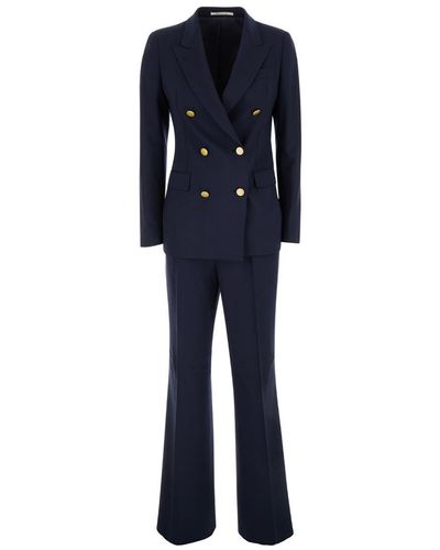 Tagliatore Double-Breasted Suit - Blue