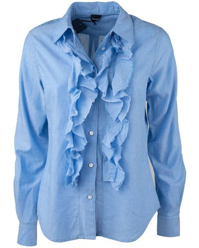 Aspesi Light Blue Cotton Shirt