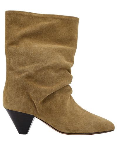 Isabel Marant Reachi Low Boots - Natural