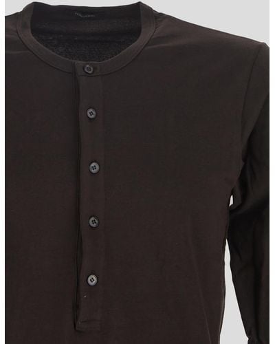 Tom Ford Long Sleeves T-shirt - Black