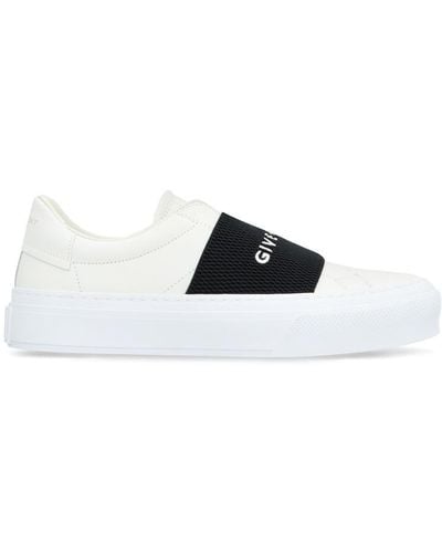 Givenchy City Sport Leather Slip-on Sneakers - Black