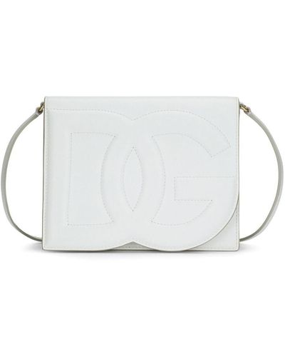 Dolce & Gabbana Dg Logo Crossbody Bag - White