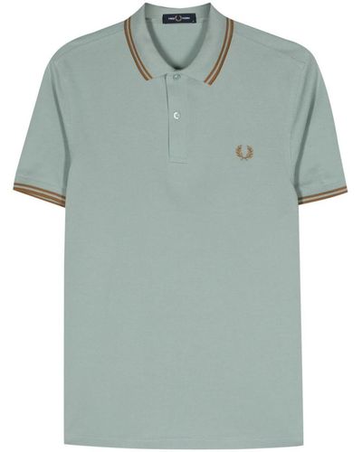 Fred Perry Fp Twin Tipped Shirt - Green
