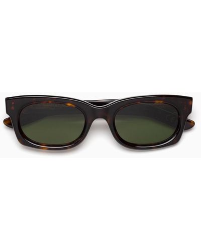 Retrosuperfuture Ambos 3627 Tortoiseshell Sunglasses - Black