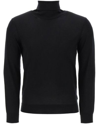 Zegna Cashseta Turtleneck Sweater - Black