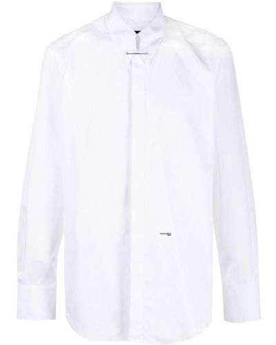 DSquared² Logo-print Cotton Shirt - White