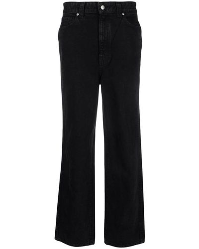 Khaite Straight-leg Cotton Jeans - Black