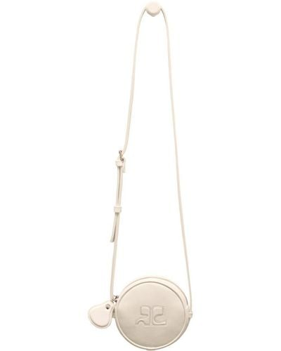 Courreges Small Circle Bags - White