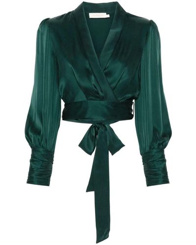 Zimmermann Crop Shirt Clothing - Green