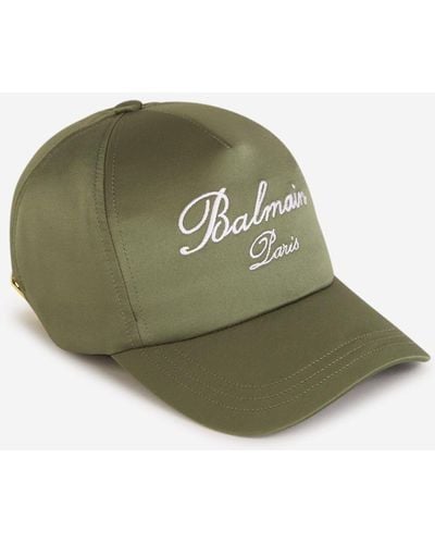Balmain Signature Cap - Green