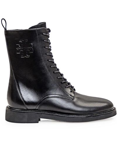 Tory Burch Double T Boot - Black