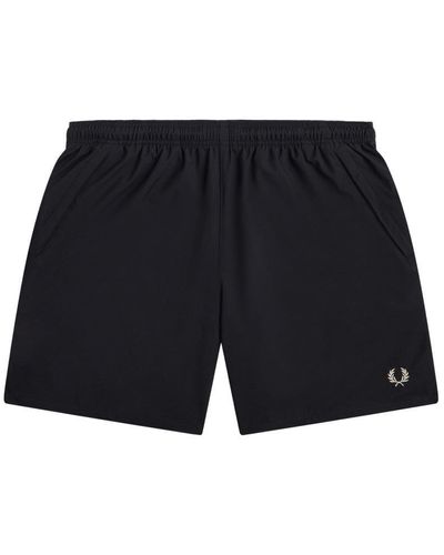 Fred Perry Bermuda With Logo - Black