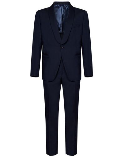 Low Brand 1B Evening Suit - Blue