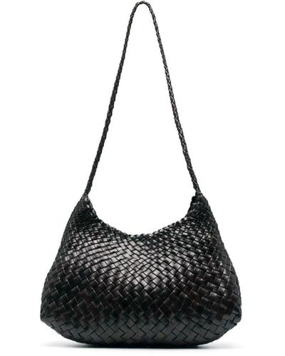 Dragon diffusion French vintage woven bag genuine leather woven vegetable  basket ins hot selling internet celebrity women's bag