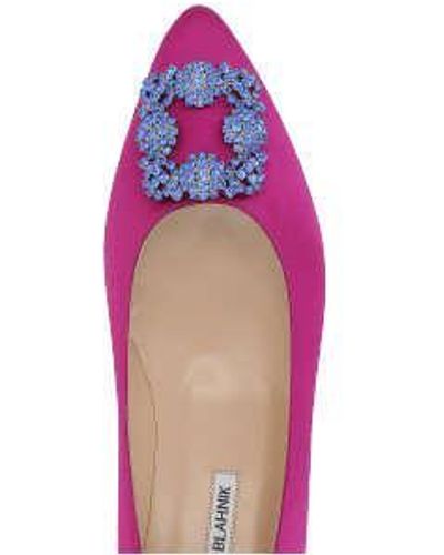 Manolo Blahnik Flat Shoes - Pink