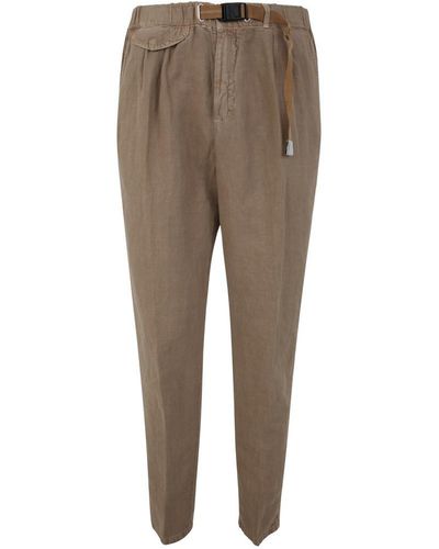 White Sand Sand Long Trouser - Natural