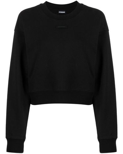 Jacquemus Le Gros Grain Sweatshirt - Black