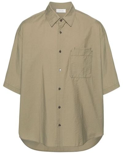 Lemaire Short-Sleeved Shirt - Natural