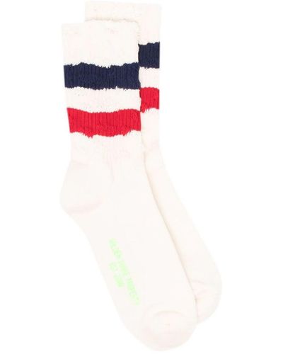 Golden Goose Stripe Trim Socks - Multicolour