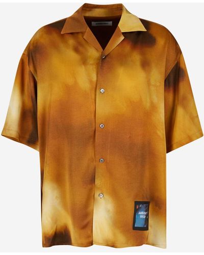 Ambush Bowling Motif Shirt - Orange