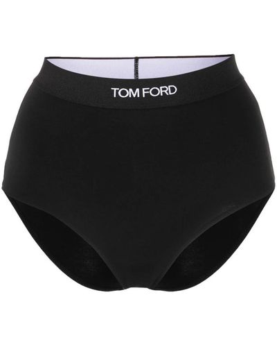 Tom Ford Briefs With Logo Band - Black